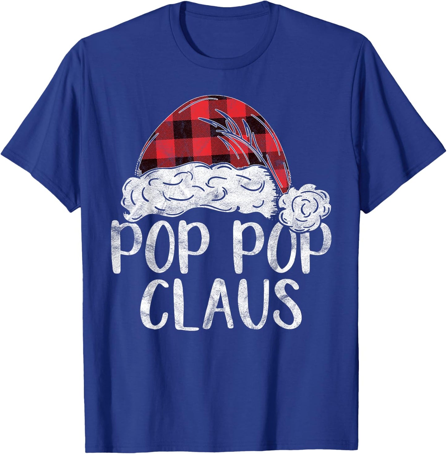 Pop Pop Claus Christmas Costume Gift Santa Matching Family T-Shirt - T-Shirt | Royal