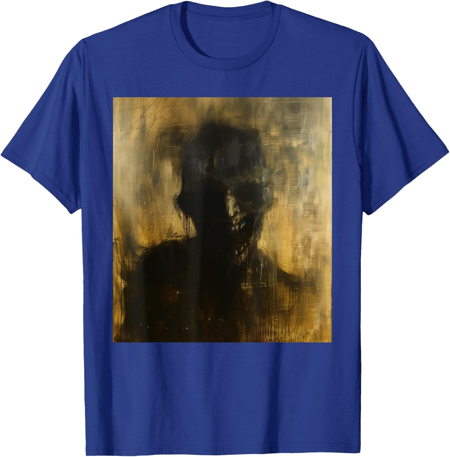 Horror Demon Skeleton Creature Creepy Hell Goth Occult Art T-Shirt - T-Shirt | Royal