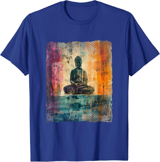 Zen Buddha Meditation Streetwear T-Shirt - T-Shirt | Royal