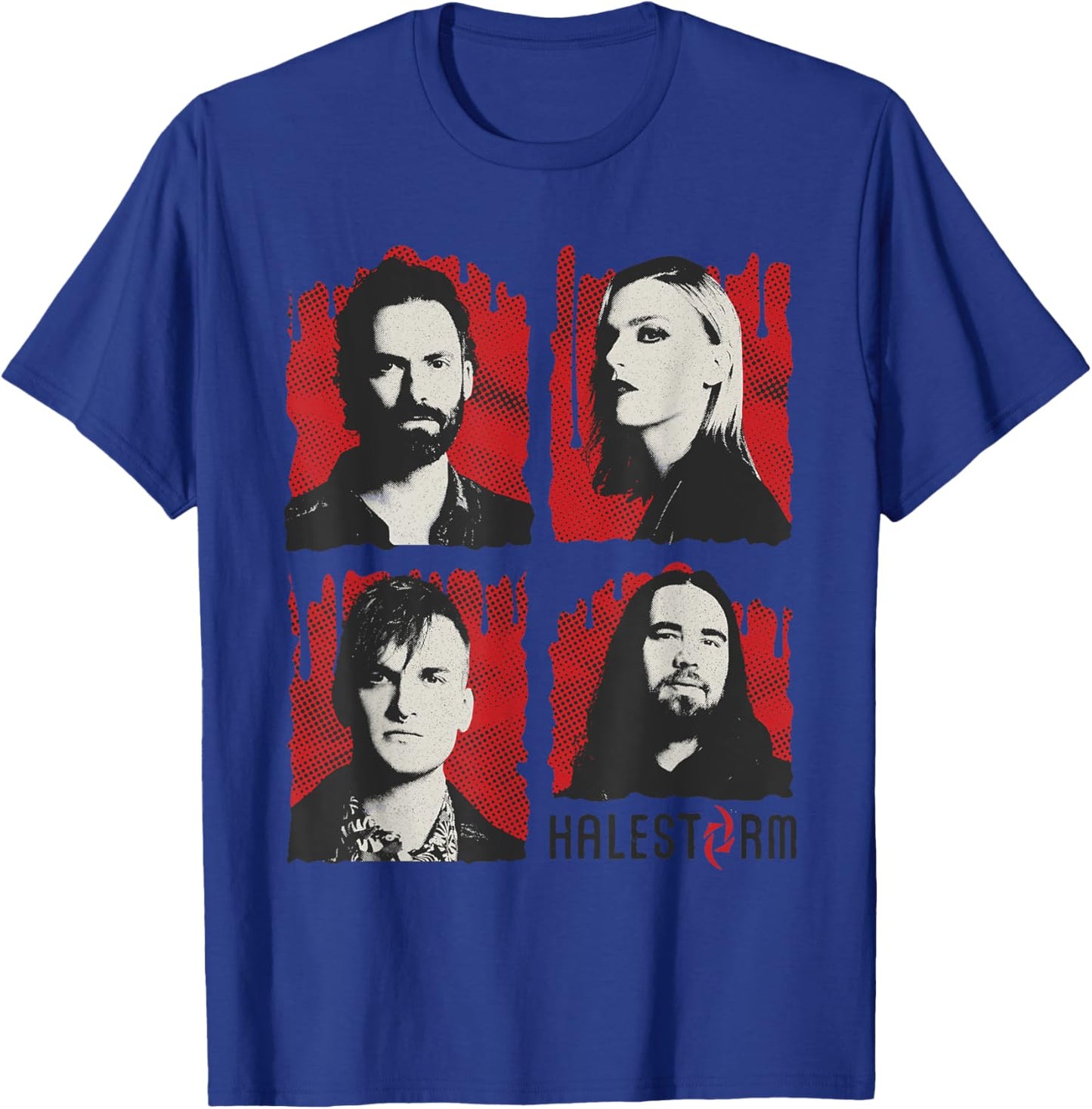 Halestorm - Drip Band Photo T-Shirt - T-Shirt | Royal