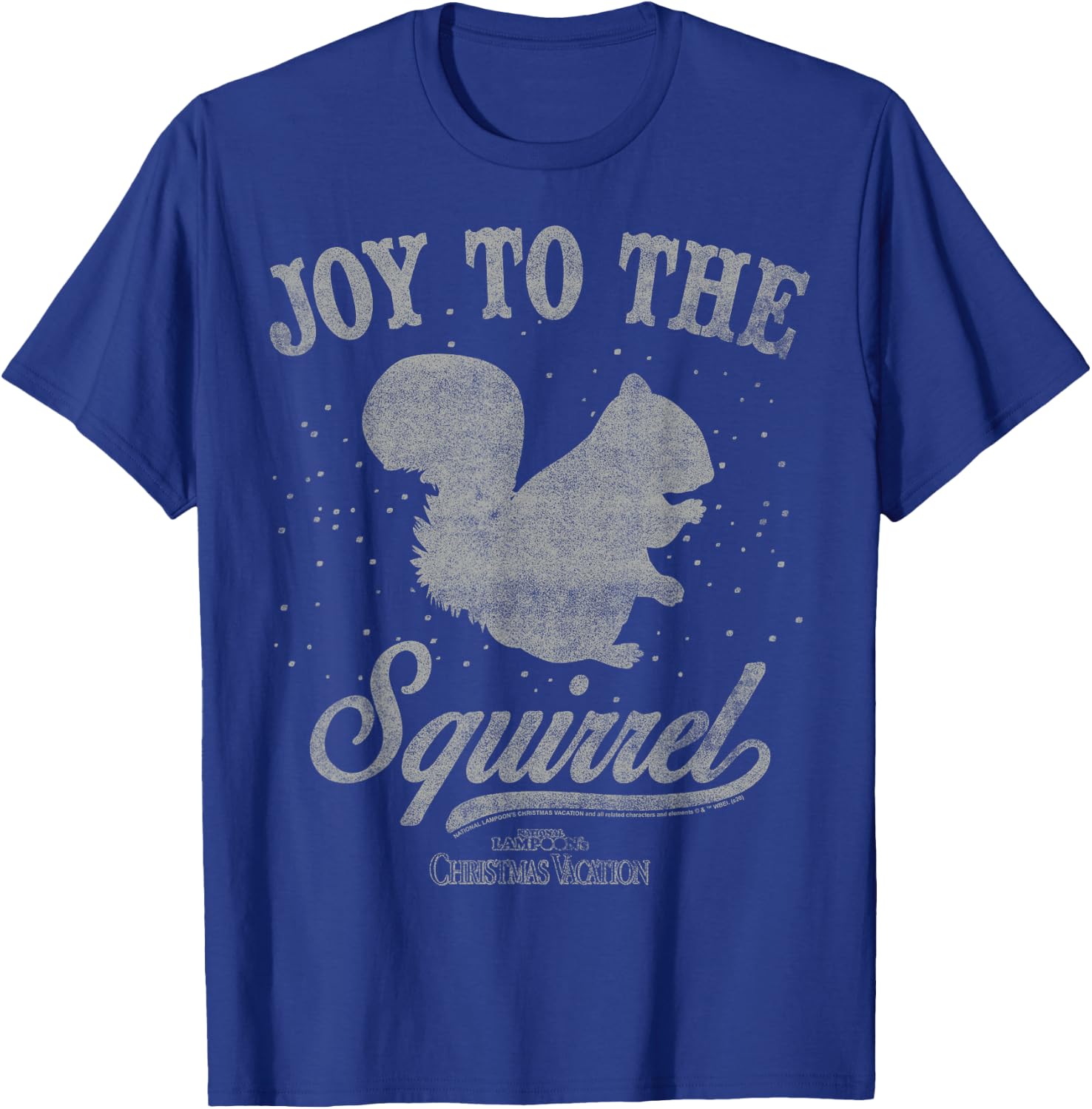 National Lampoon's Christmas Vacation Joy to The Squirrel T-Shirt - T-Shirt | Royal