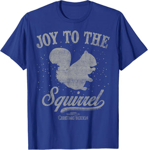 National Lampoon's Christmas Vacation Joy to The Squirrel T-Shirt - T-Shirt | Royal