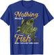 Funny Deep Sea Fishing Saltwater Fishing Fisherman T-Shirt - T-Shirt | Royal