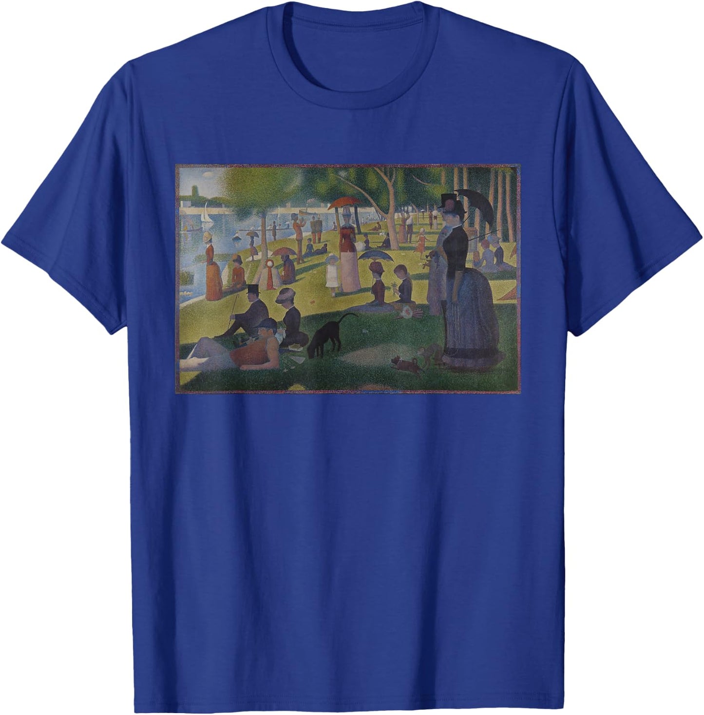Sunday Afternoon on the Island of La Grande Jatte Seurat Art T-Shirt - T-Shirt | Royal