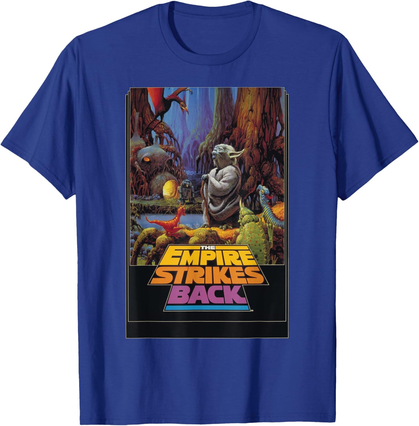 Star Wars The Empire Strikes Back Yoda T-Shirt - T-Shirt | Royal