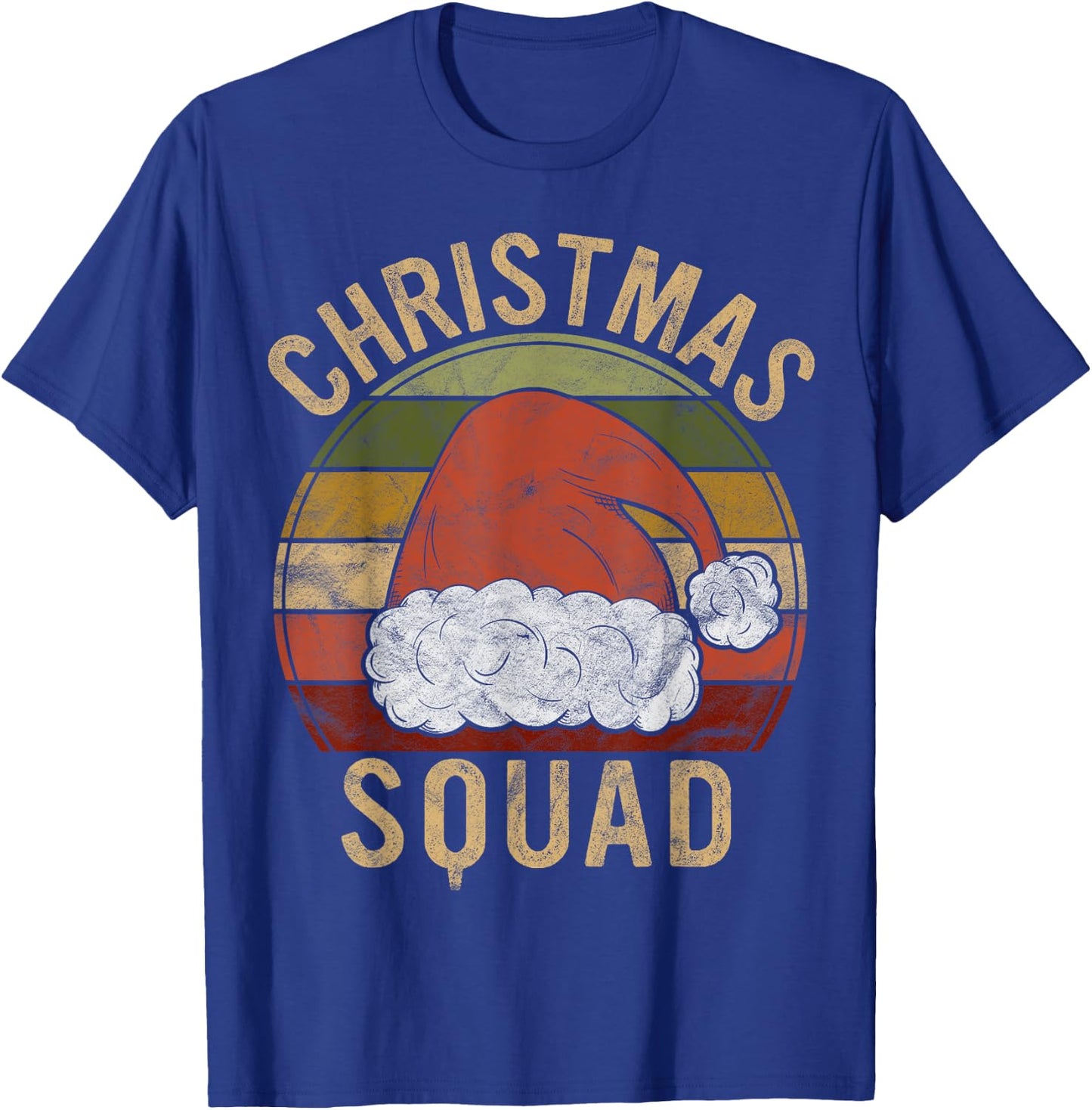 Christmas Squad Costume Gift Santa Matching Family Xmas T-Shirt - T-Shirt | Royal