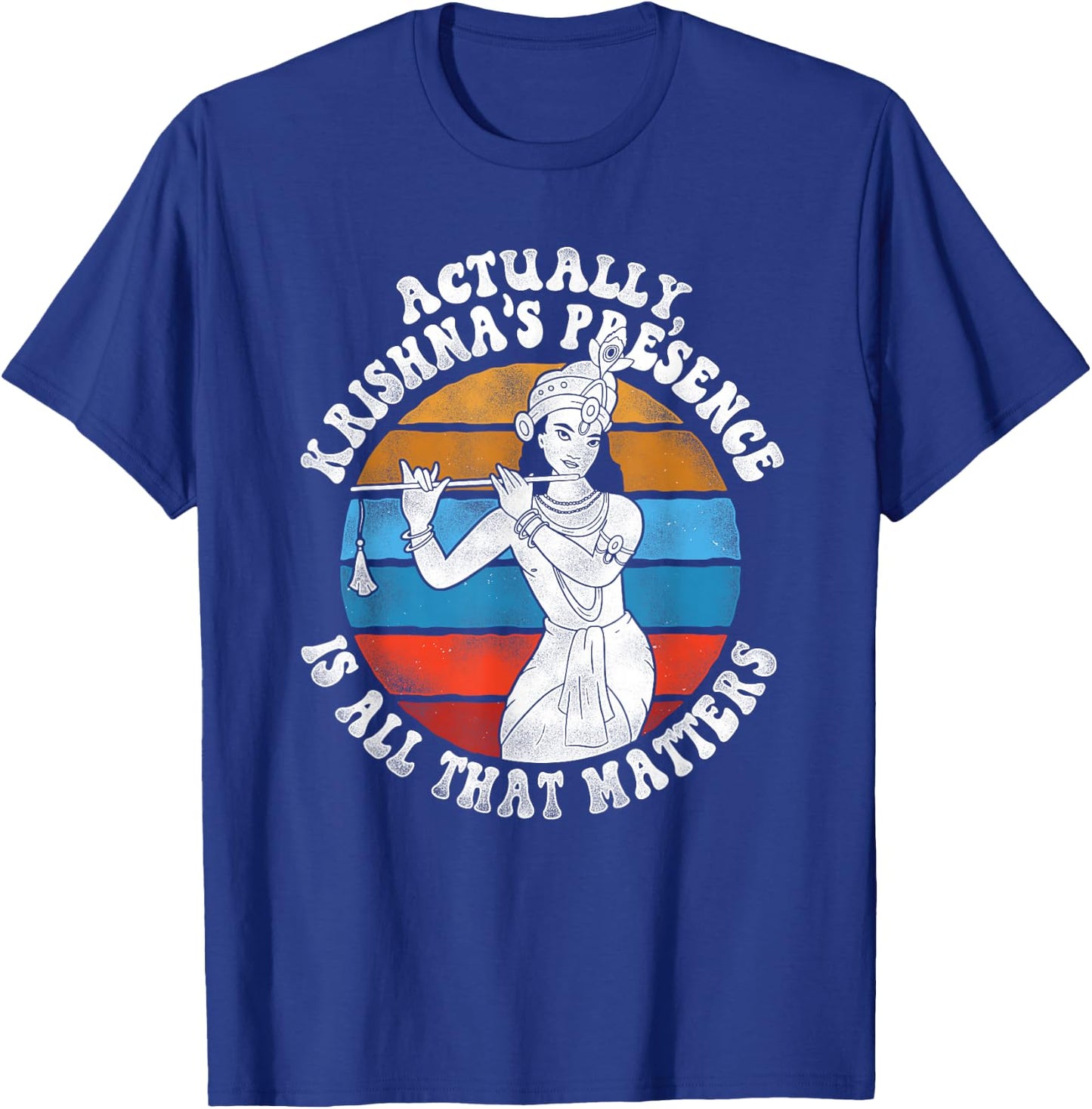 Krishnas Presence - Hindu Hinduism Diwali Gods Lord Krishna T-Shirt - T-Shirt | Royal