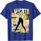 Magazin Cover Vintage Girl Bunny Collage Sexy Model Pin-up T-Shirt - T-Shirt | Royal