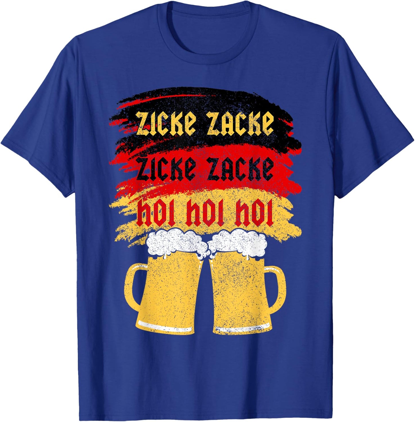 Zicke Zacke Hoi Germany Beer Party Mallorca Drinking T-Shirt - T-Shirt | Royal