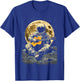 Astronaut Playing Guitar Rock Music Guitar Cosmos Space Man T-Shirt - T-Shirt | Royal