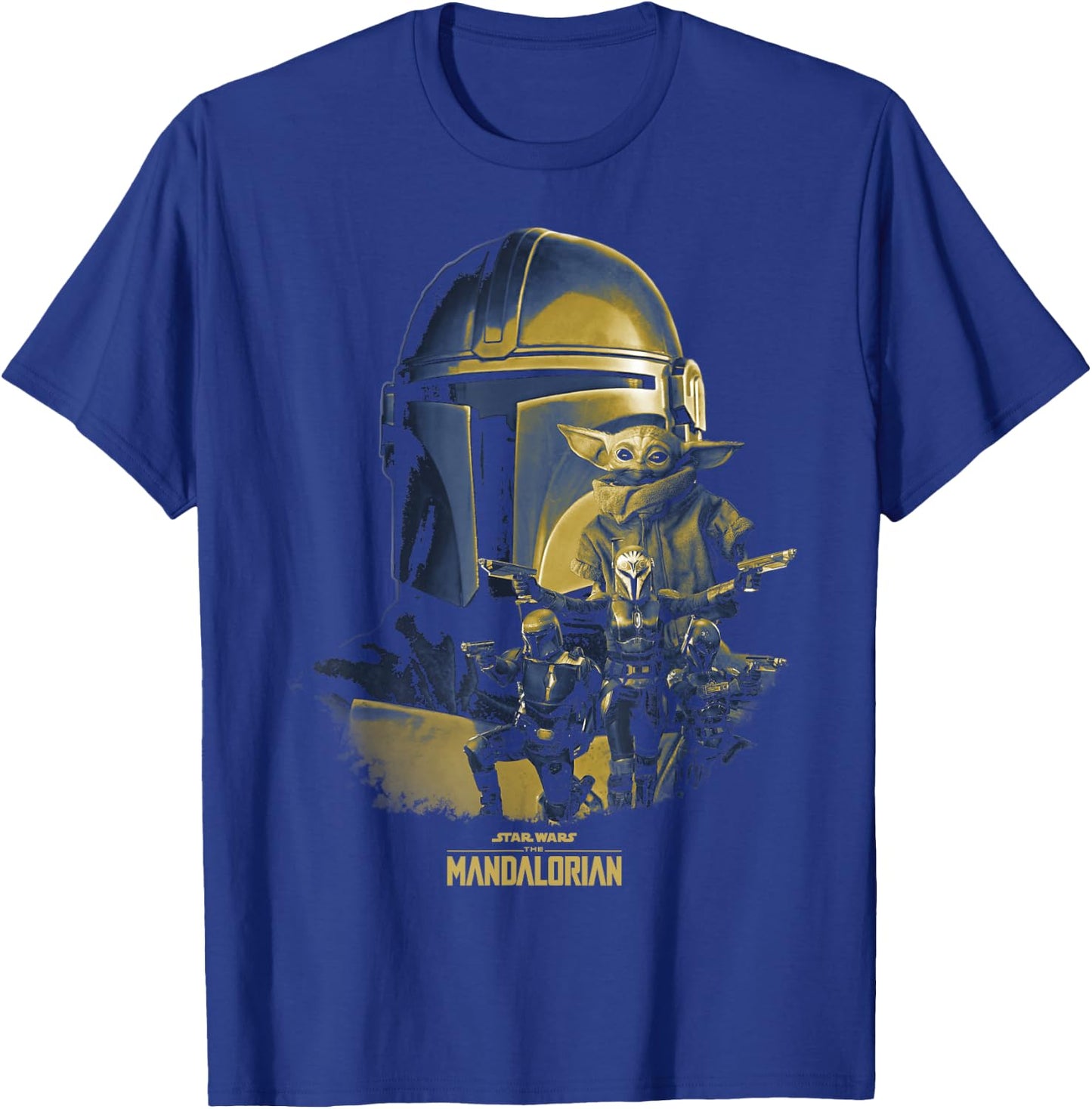 Star Wars: The Mandalorian Group Shot Mashup R23 T-Shirt - T-Shirt | Royal