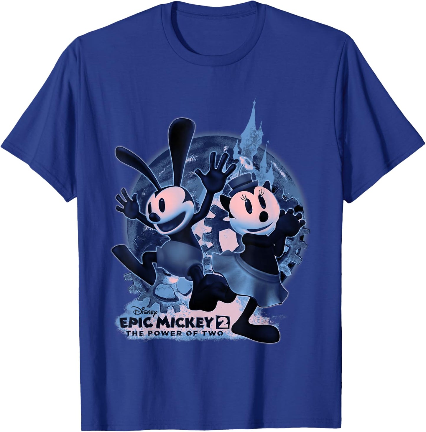Disney Epic Mickey 2 The Power Of Two Group Portrait T-Shirt - T-Shirt | Royal
