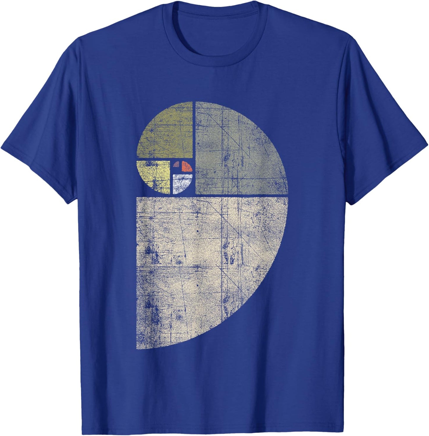 Fibonacci Spiral Sequence/Golden Ratio/Cool Math T-Shirt - T-Shirt | Royal