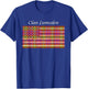 Clan Lumsden Scottish Tartan American Flag T-Shirt - T-Shirt | Royal