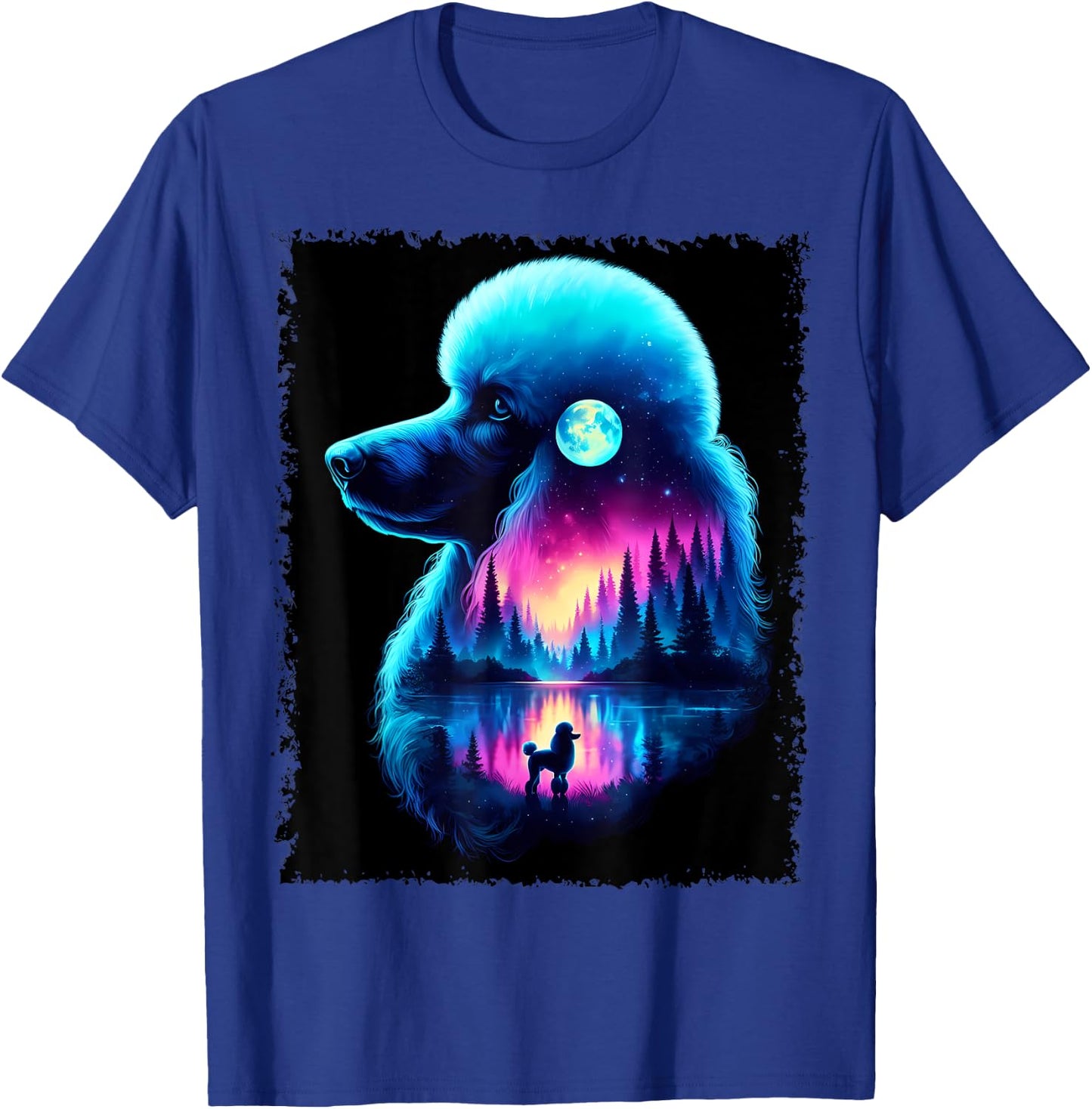 Spirit Animal Poodle Dog Owner Men Women Kids T-Shirt - T-Shirt | Royal