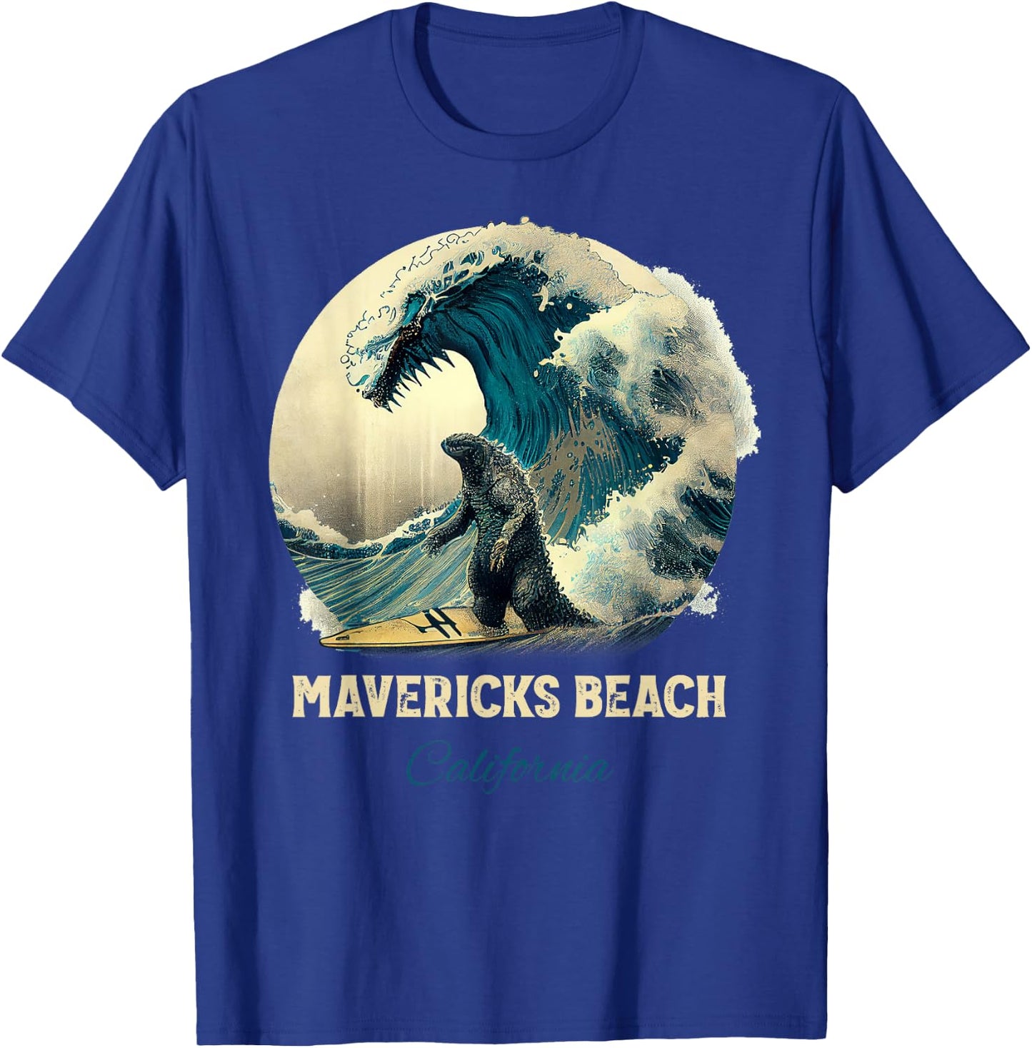 Mavericks Beach California Men Women Kids T-Shirt - T-Shirt | Royal