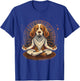 Dog Zen Meditation Buddha Buddhist Yoga Spiritual Hindu Women Kids T-Shirt - T-Shirt | Royal