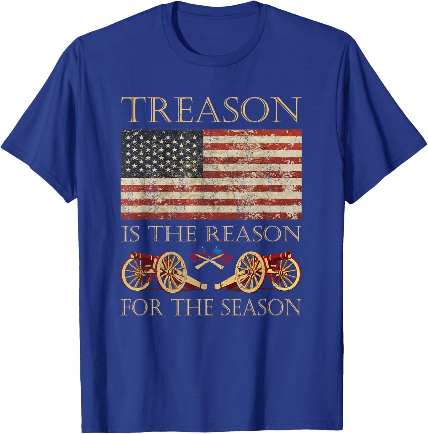 Treason Is The Reason For The Season Independence Day Kids Men T-Shirt - T-Shirt | Royal