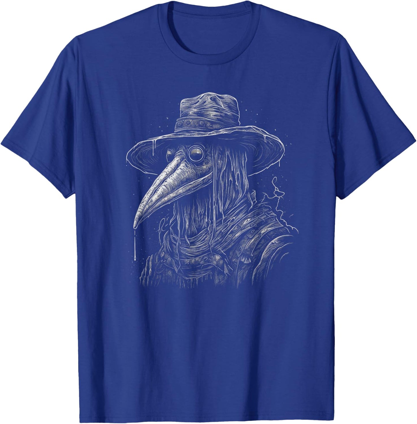 Funny Plague Doctor cool Grunge Style leeches medical T-Shirt - T-Shirt | Royal