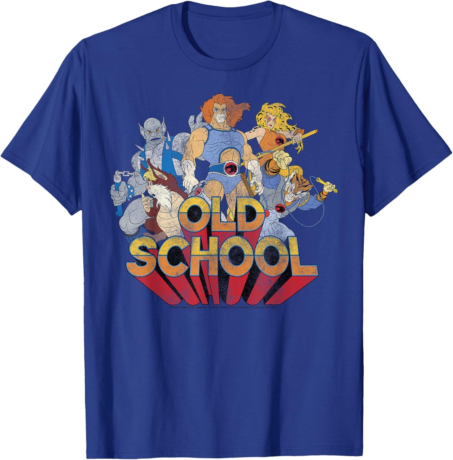 Thundercats Old School Group Shot T-Shirt - T-Shirt | Royal