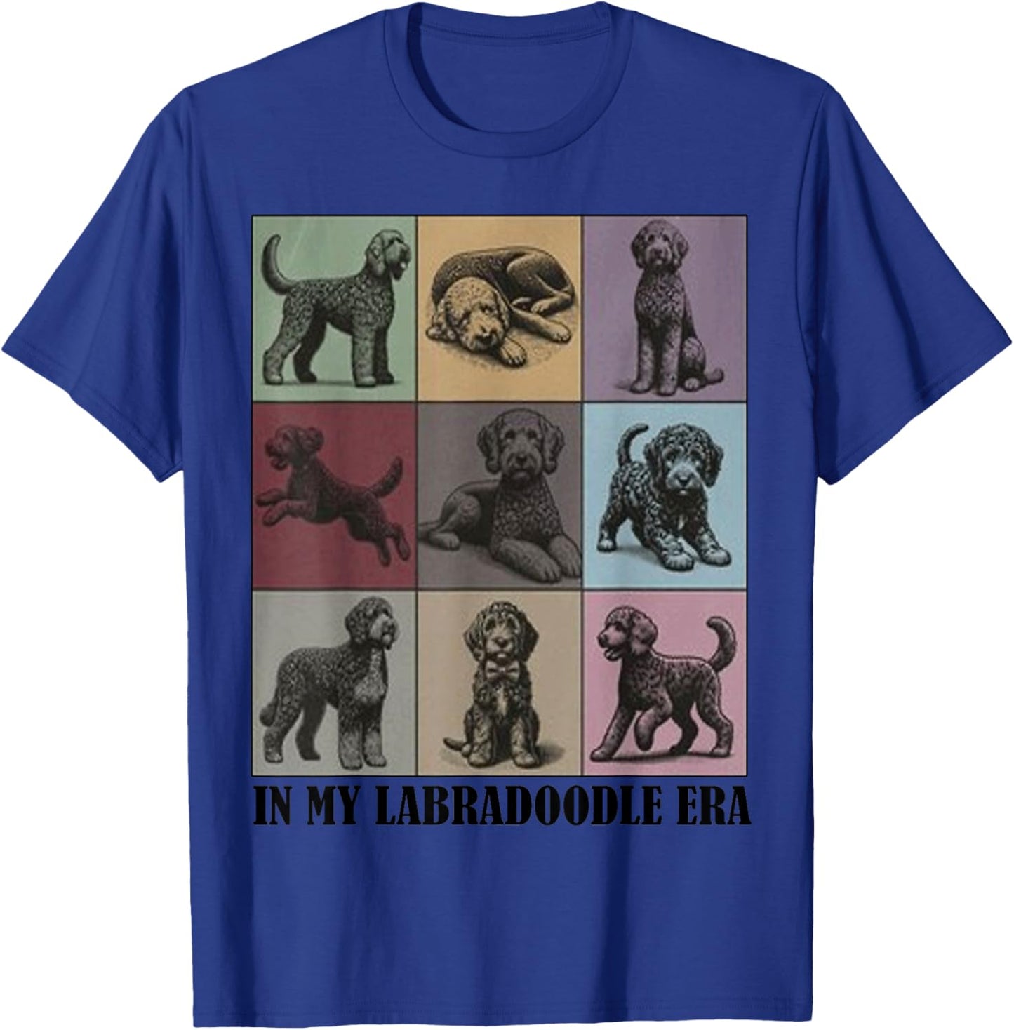 funny Dog Mama Quote In My Labradoodle Doodle Era Cool dog T-Shirt - T-Shirt | Royal