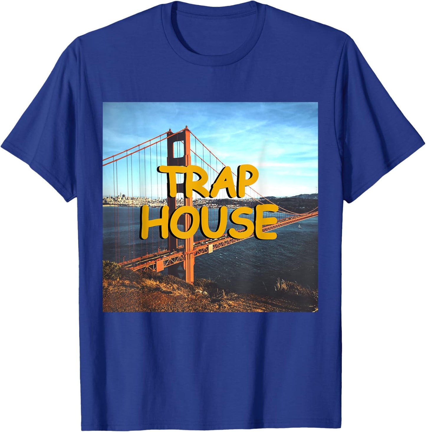 Trap House Hip Hop EDM Rave Music Festival T-Shirt - T-Shirt | Royal