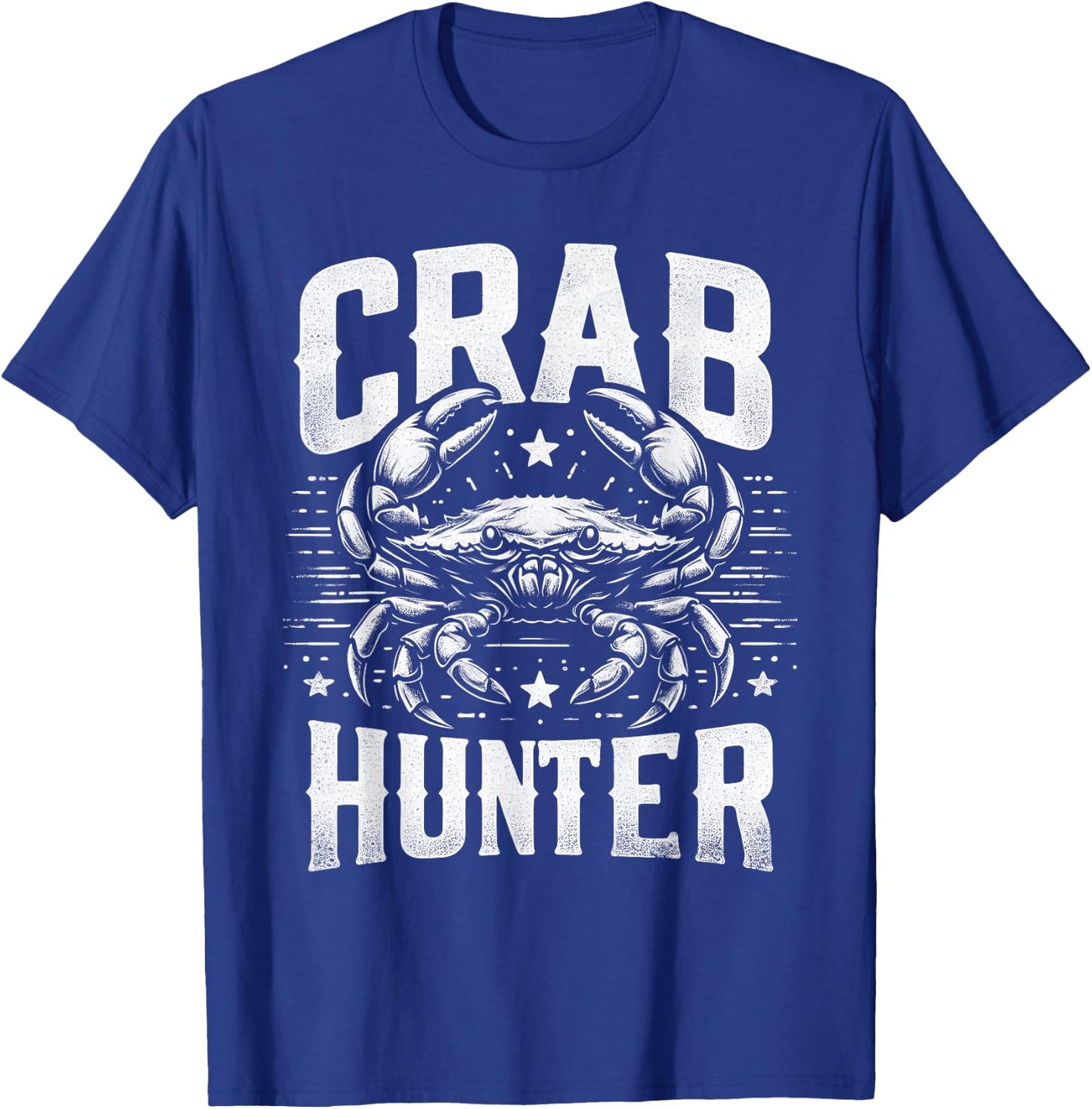 Retro Crab Hunter - Vintage Crab Lover T-Shirt - T-Shirt | Royal