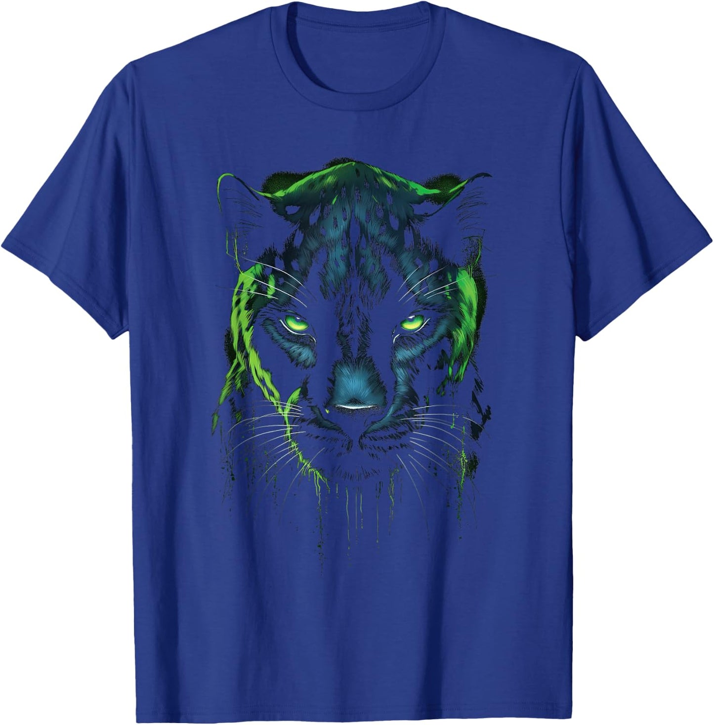 Panther with beautiful green eyes black panthers T-Shirt - T-Shirt | Royal
