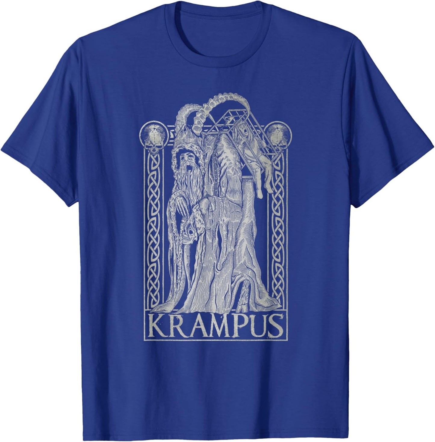 Krampus - Gruss von Krampus Dark Gothic Christmas T-Shirt - T-Shirt | Royal