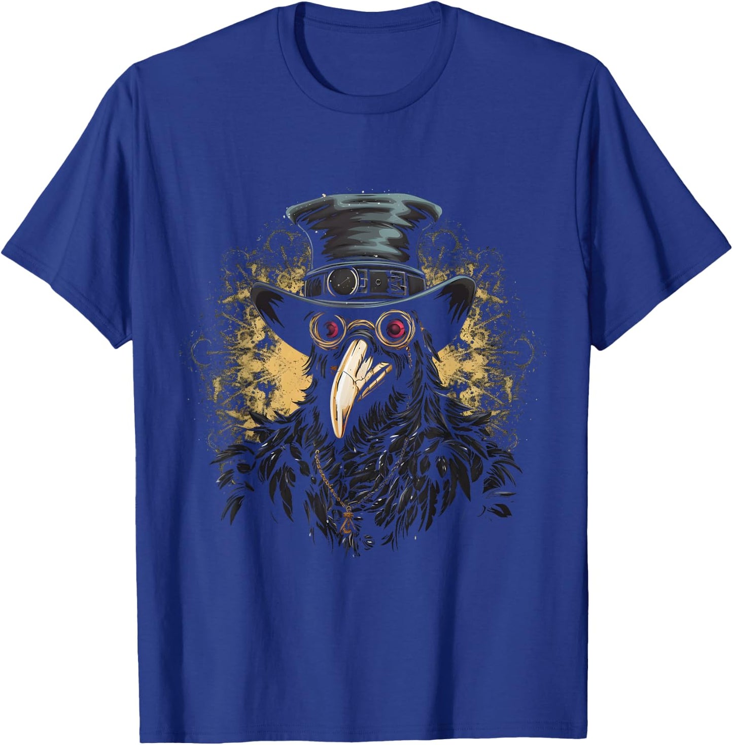 Plagued With Problems Plague Doctor Raven T-Shirt - T-Shirt | Royal