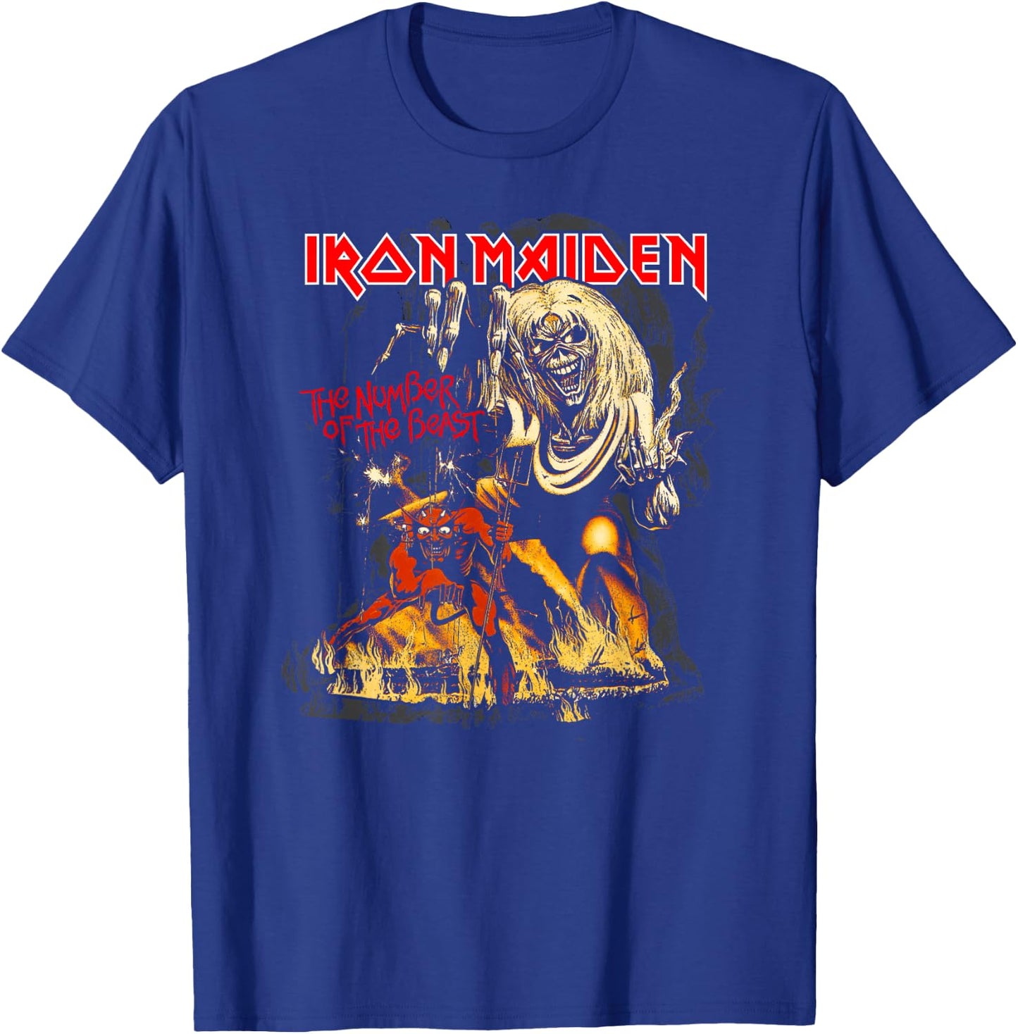 Iron Maiden - Number of the Beast Graphic T-Shirt - T-Shirt | Royal