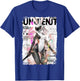 Magazine Cover Vintage Girl Bunny Collage Sexy Model Pin-Up T-Shirt - T-Shirt | Royal