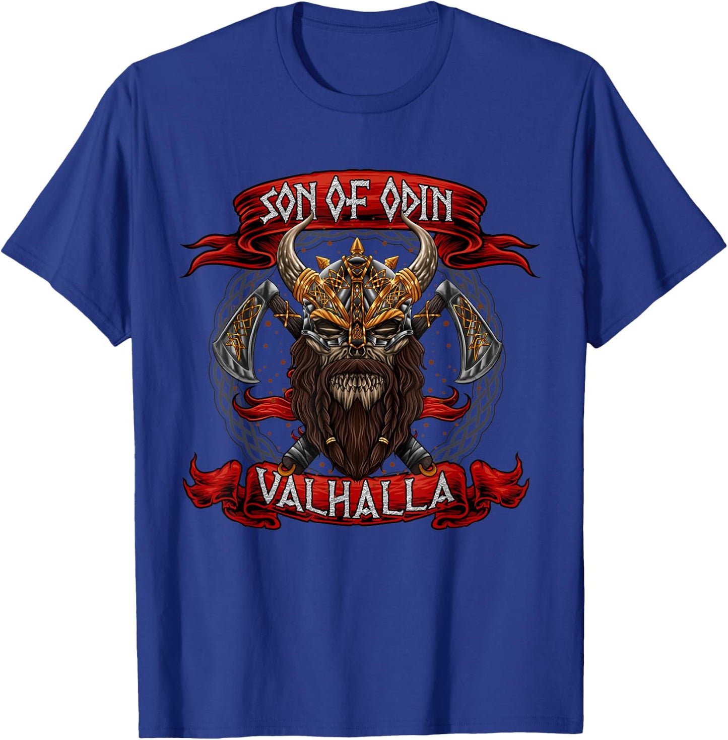 Son Of Odin - Valhalla - Viking Warrior - Norse Mythology T-Shirt - T-Shirt | Royal