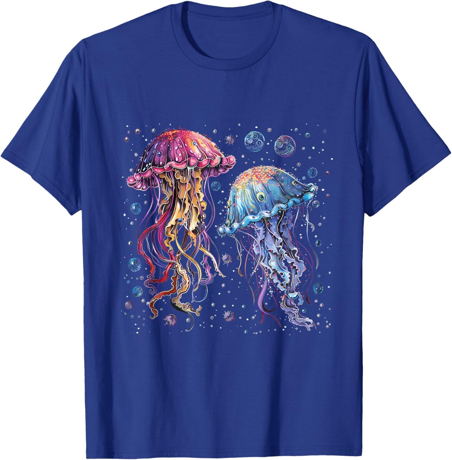 Jellyfish Artwork Motif Sea Ocean Animal Jellyfish Lover T-Shirt - T-Shirt | Royal
