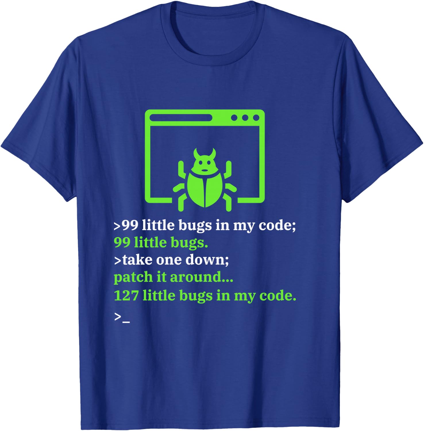 Debugger Debugging - Computer Science Programmer & Coding T-Shirt - T-Shirt | Royal