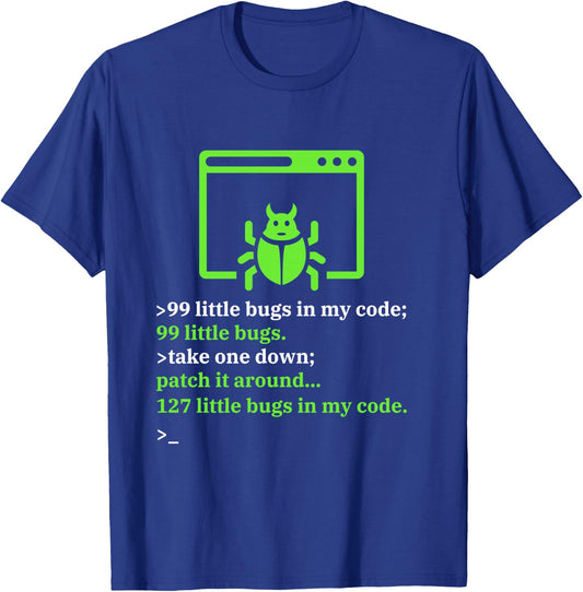 Debugger Debugging - Computer Science Programmer & Coding T-Shirt - T-Shirt | Royal