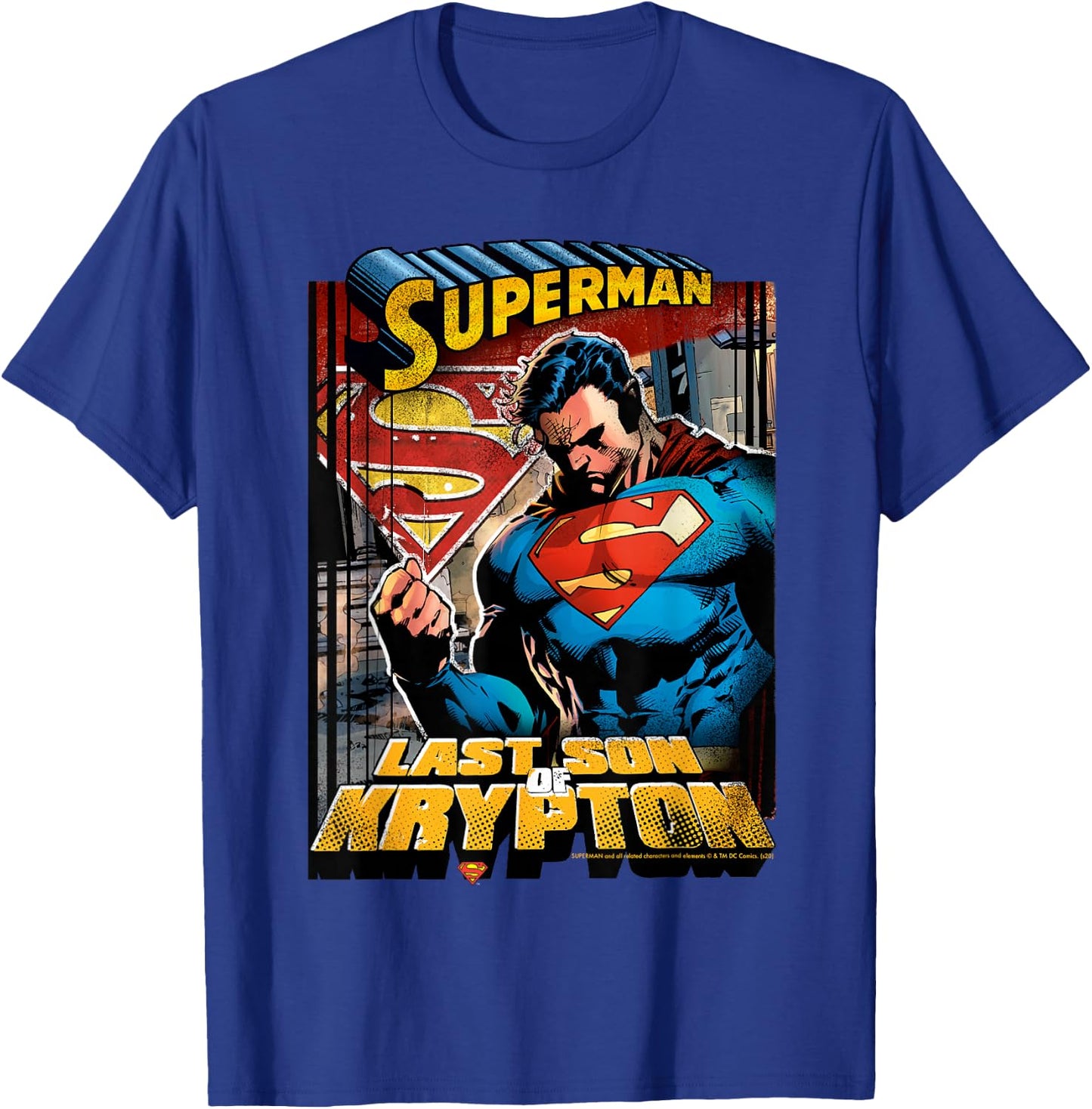 DC Comics Superman Last Son of Krypton T-Shirt - T-Shirt | Royal