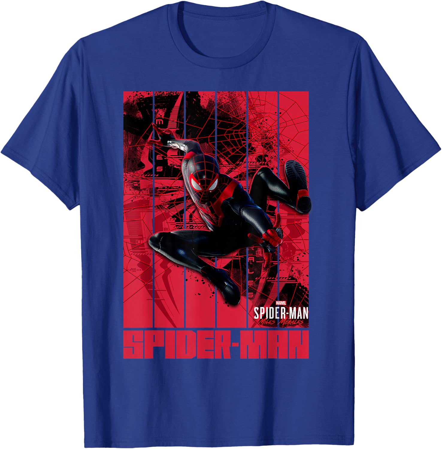 Marvel Spider-Man: Miles Morales Panels T-Shirt - T-Shirt | Royal