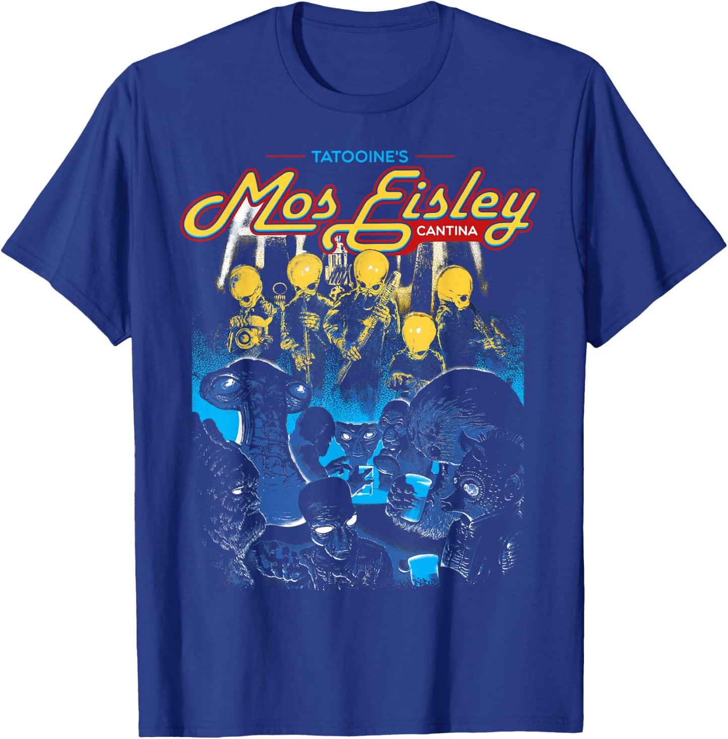 Star Wars Mos Eisley Cantina Band Poster T-Shirt - T-Shirt | Royal