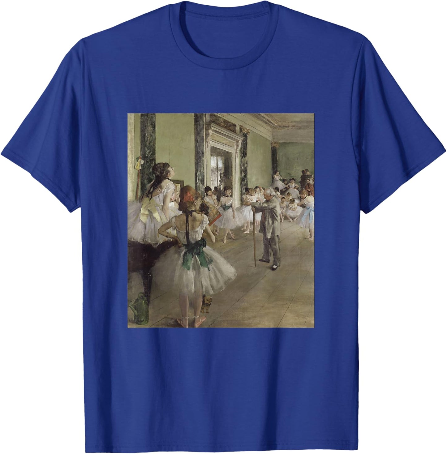 Edgar Degas The Dance Class (La Classe de Danse) Ballet Art T-Shirt - T-Shirt | Royal
