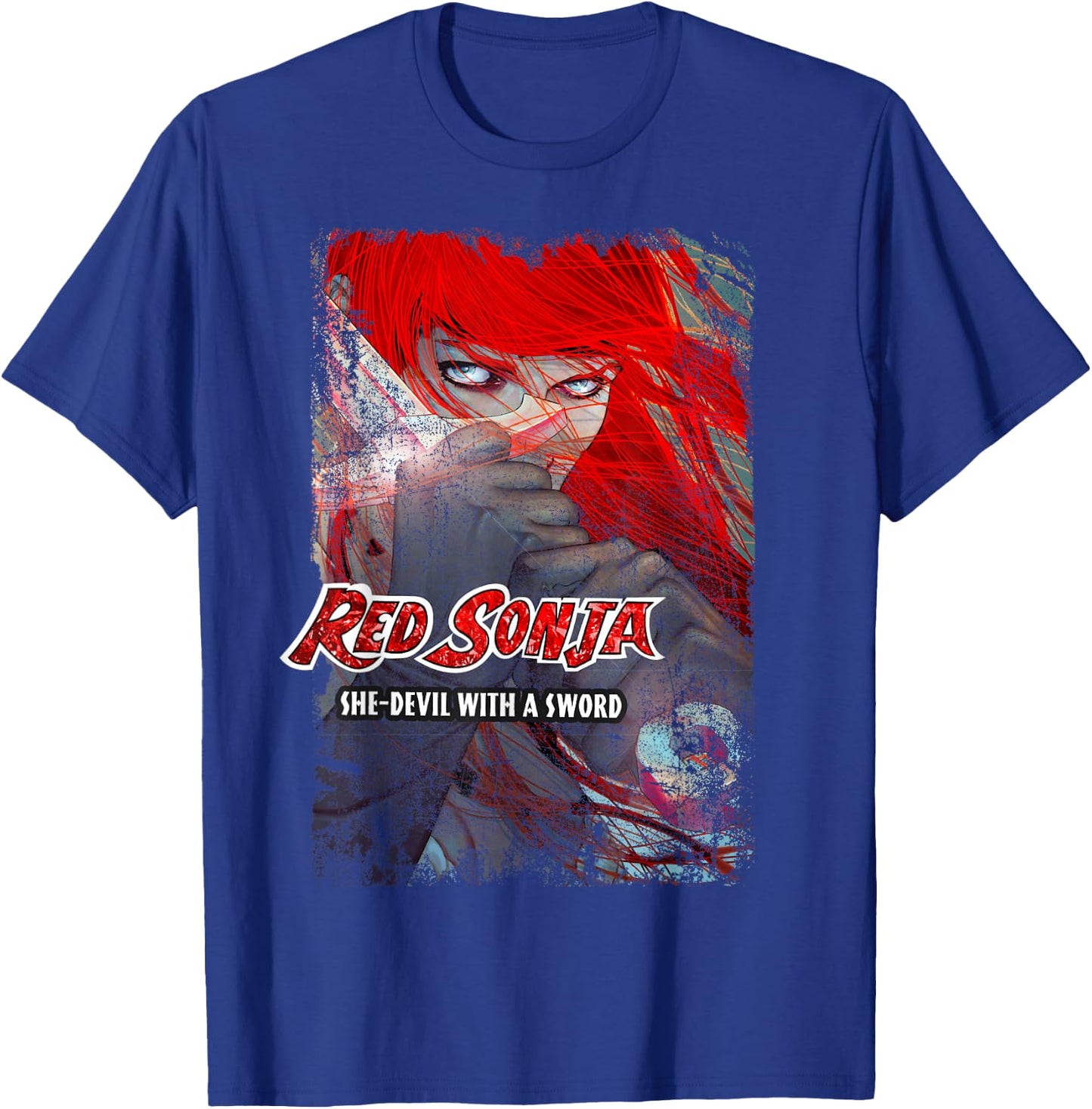 Jenny Frison Comic Cover She-Devil Sword Warrior T-Shirt - T-Shirt | Royal