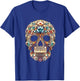 Vintage Shining Diamonds Luxury Antique skull Funny Gift T-Shirt - T-Shirt | Royal
