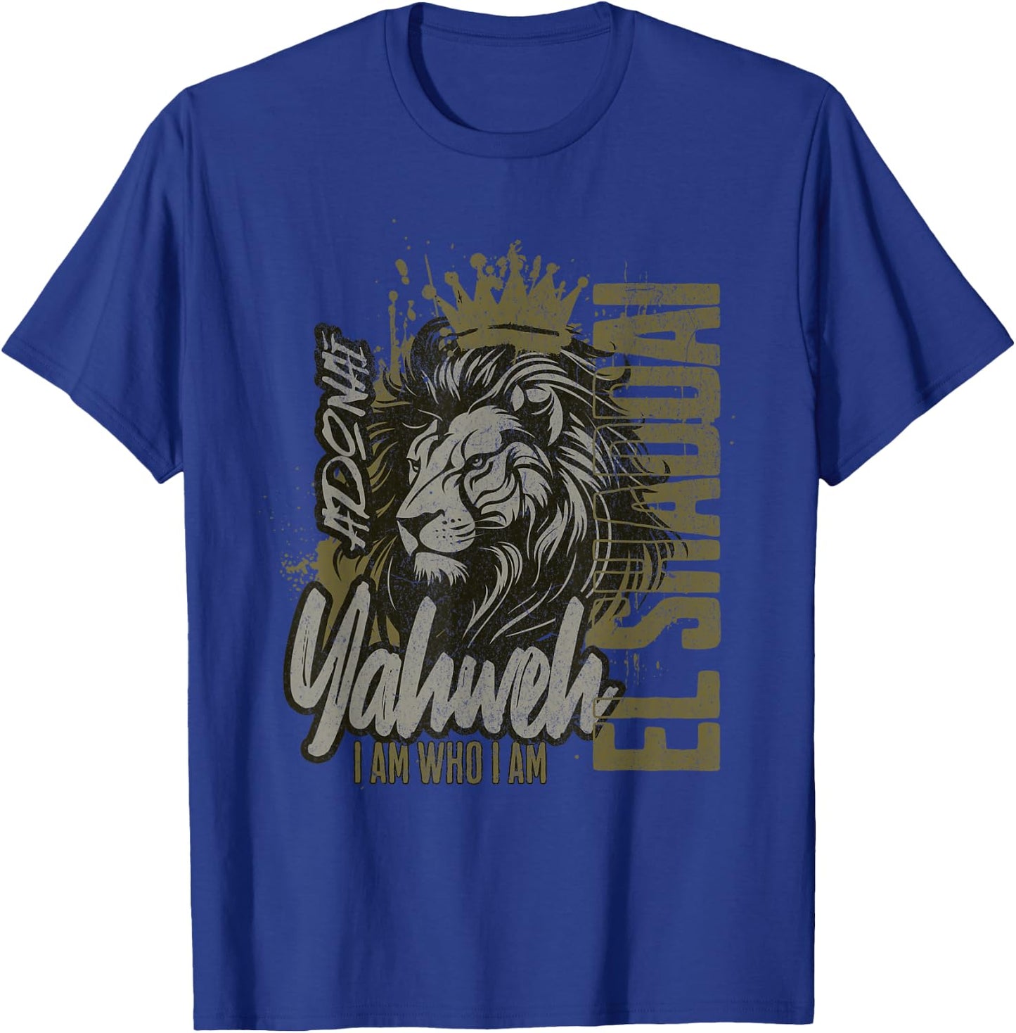 Christian Names God Witness Women Lion Yahweh Cool T-Shirt - T-Shirt | Royal