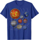 Planets Sun Universe Astronomy Space Solar System T-Shirt - T-Shirt | Royal