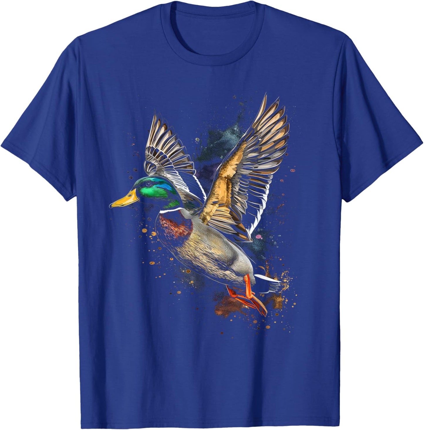 Duck Hunting Waterfowl Mallard Duck Hunter T-Shirt - T-Shirt | Royal