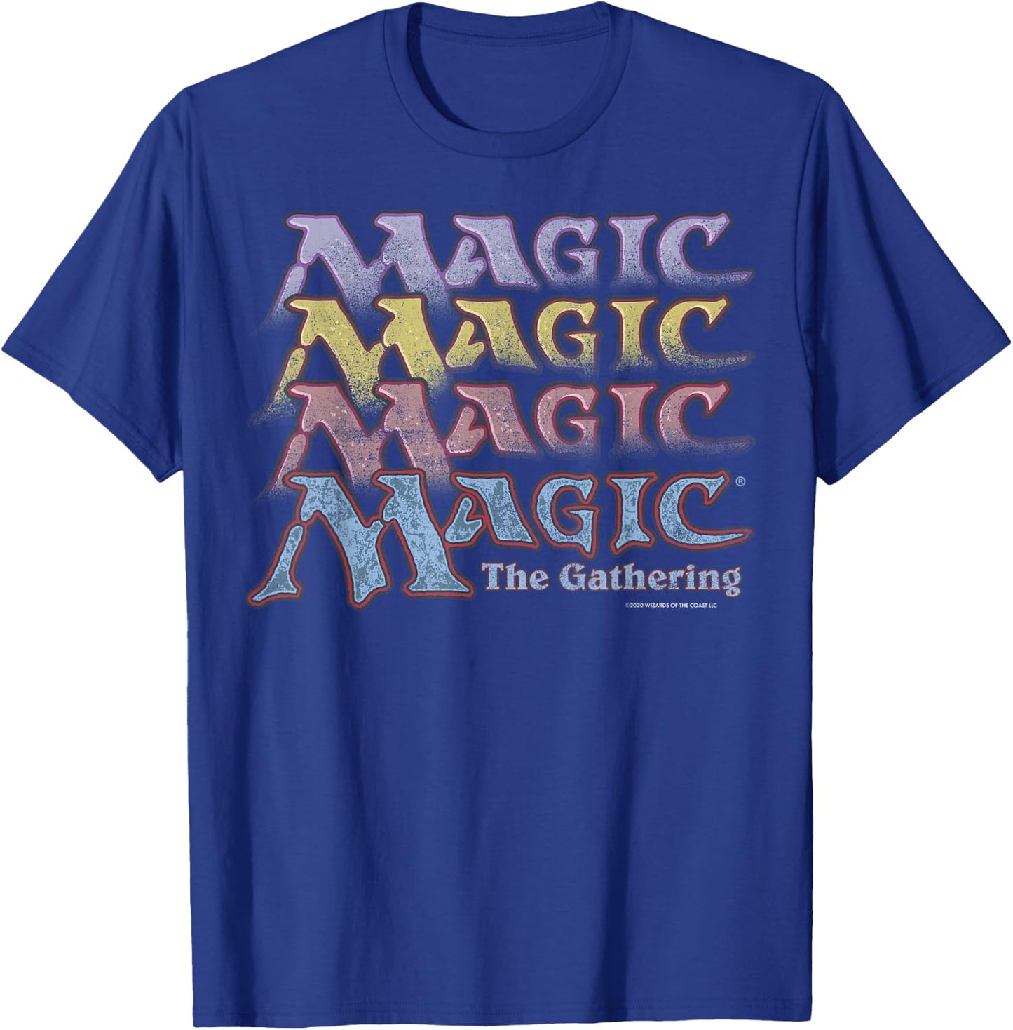 Magic: The Gathering Retro Logo Stack T-Shirt - T-Shirt | Royal