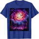 Gothic Bat Spooky Bats Pattern Moon Night T-Shirt - T-Shirt | Royal
