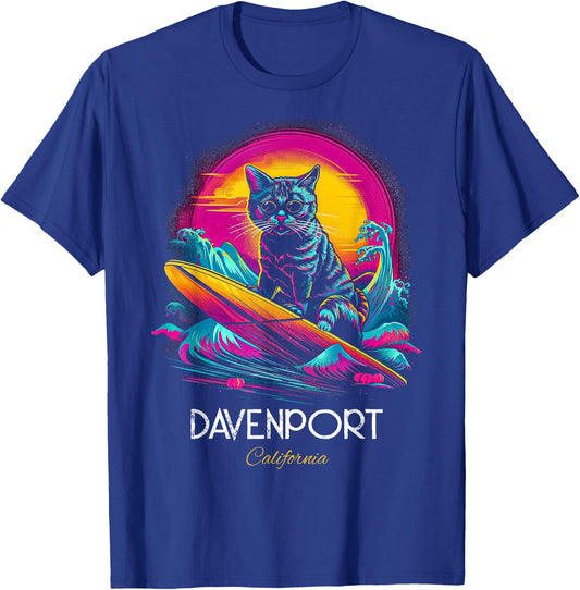 Davenport California T-Shirt - T-Shirt | Royal