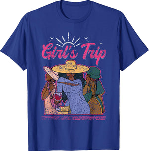 Girl's Trip Friends Cute Girl Girls Trip T-Shirt - T-Shirt | Royal