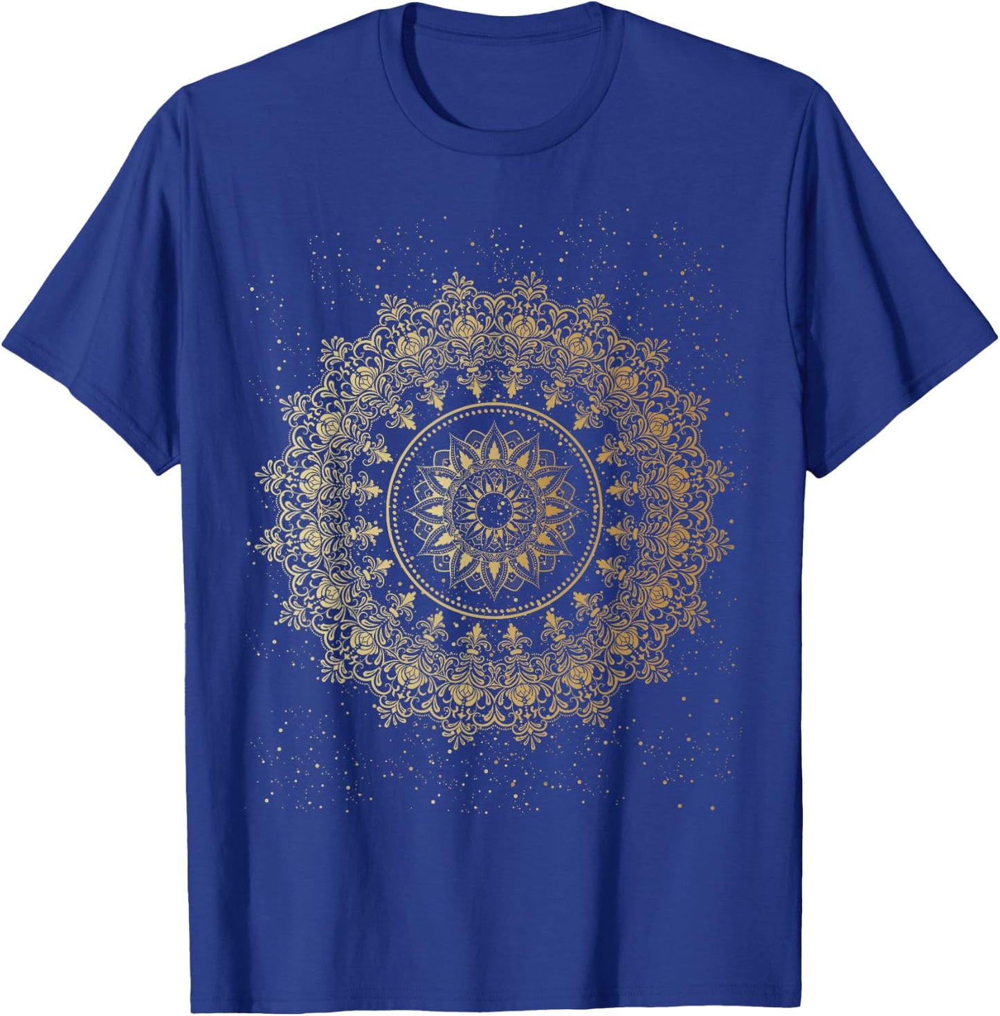Mandala Circle Mandala T-Shirt - T-Shirt | Royal